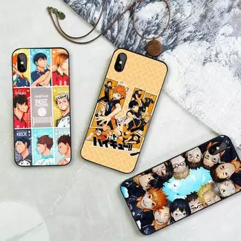 Чехол для телефона Comic Manga Haikyuu Boys для iPhone 6S 8 7 Plus 12 Mini 11 13 Pro Max XS Mobile Shell XR X 5 SE 2020 Anime Hard Cover iPhone 5