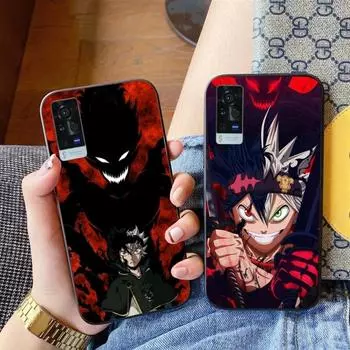 Чехол для телефона Cool Clover Anime Asta для VIVO Y95 Y93 Y31 Y20 V19 V17 V15 Pro X60 NEX, мягкий черный чехол для телефона VIVO Y95