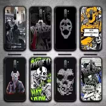 Чехол для телефона Cool Game Watch Dogs для Xiaomi Redmi 8A 9 K30 Pro 9A Note 8T Note 8 9 Pro, мягкий силиконовый черный чехол из ТПУ Redmi note 8T