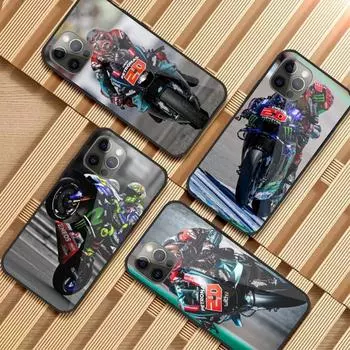 Чехол для телефона Cool Moto NO.20 Fabio Quartararo для IPhone 13 12 11 XS X 8 7 6 Plus Mini Pro Max SE 2022 ПК, стеклянный чехол из ТПУ для телефона iPhone 13