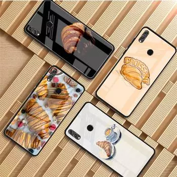 Чехол для телефона Croissant из закаленного стекла для Huawei P20 P30 P40 P40 Lite Pro Psmart Mate 20 30 Cover Shell Huawei P20