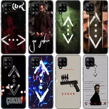 Чехол для телефона Cukur Show TV для Samsung Galaxy A12 A02S A22 A32 A52 A72 A71 A51 A41 A31 A21 A11 A50 A70 A10S A20S черный мягкий чехол Samsung A02