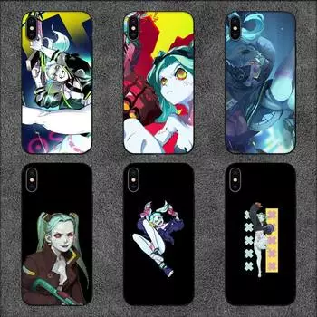 Чехол для телефона Cyberpunk Edgerunners Rebecca для iPhone 11 12 Mini 13 14 Pro XS Max X 8 7 6s Plus 5 SE XR Shell iPhone14ProMax