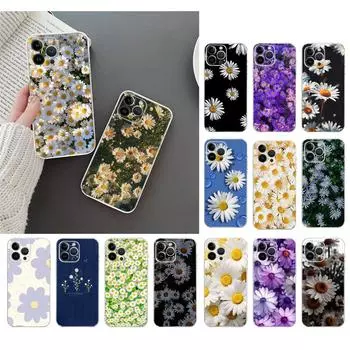 Чехол для телефона Daisy Flower для iPhone 15 14 Pro Max 13 12 11 Pro Max XSMax XR 12 13 mini 14 Plus iPhone 13ProMax