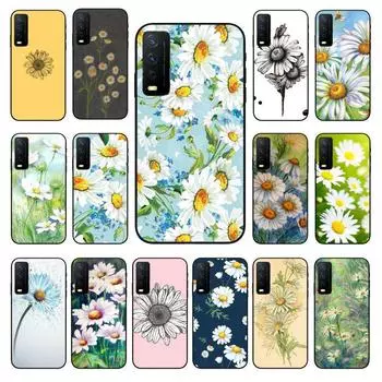 Чехол для телефона DAISY FLOWER Funda для vivo Y31 Y30 Y33S Y11S Y12S Y17 Y20 Y20S Y21 Y21S Y1S Y53S Y15 Y19 Y91C V23 5G, чехол VIVO Y1S