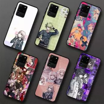 Чехол для телефона DanganRonpa для Samung A32 A51 A52 ПРИМЕЧАНИЕ 10 20 S10 S20 S21 S22 Pro, ультра черный стеклянный чехол для телефона из поликарбоната Samsung S22