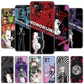 Чехол для телефона DANGANRONPA для Xiaomi Mi Redmi POCO X3 NFC GT F3 M3 10T 11T 7 7A K20 K40 Pro 11i A2 11 Lite CiVi, черный чехол Xiaomi Mi 11 Lite