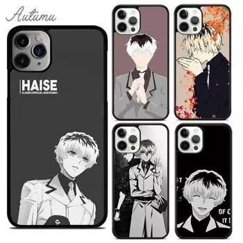 Чехол для телефона Dark Anime Haise Sasaki Tokyo Ghoul boy для iPhone 11 12 13 14 Pro Max mini XR XS SE 2020 6S 7 8 Plus Galaxy S21 S22 iPhone 6plus