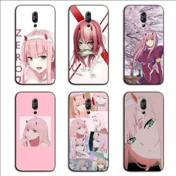 Чехол для телефона Darling In The Franxx ZERO TWO для OPPO Find X5 X3 X2 A93 Reno 8 7 Pro A74 A72 A53, мягкий черный чехол для телефона OPPO Find X5