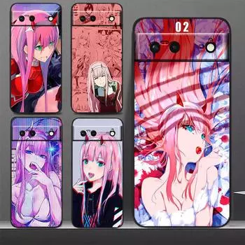 Чехол для телефона Darling in the FranXX Zero Two для Google Pixel 7 Pro 6 Pro 6A 5A 5 4 4A XL 5G, черный, мягкий чехол, чехол Fundas Google Pixel 4
