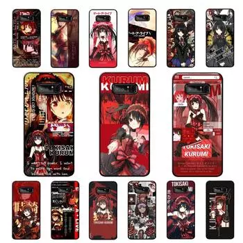 Чехол для телефона Date A Live Kurumi Tokisaki Anime для Samsung Note 8 9 10 20 pro plus lite M 10 11 20 30 21 31 51 A 21 22 42 02 03 Samsung Note20