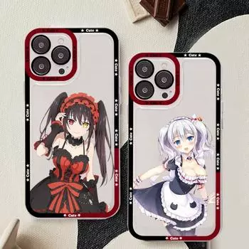 Чехол для телефона Date A Live Tokisaki Kurumi для Redmi 7 8 9 A для Redmi Note 5 7 8 9 10 11 Pro Max 4G 5G Funfas Redmi Note10 5G