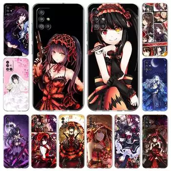 Чехол для телефона Date a Live Tokisaki Kurumi Anime для Samsung Galaxy A51 A71 A21S A12 A11 A31 A41 A52 A32 5G A72 A01, прозрачный мягкий чехол Samsung A01