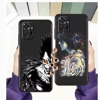 Чехол для телефона Death Note Anime Funda для Xiaomi Redmi Note 8 11 10 Pro 10S 9S 9 9T 8T 9C 9A 8A 7 K40 Gaming 4G Мягкий силиконовый чехол Redmi 8