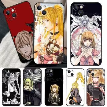 Чехол для телефона Death Note Misa Amane для iPhone 11 12 13 14 Pro Max XS XR X 6 7 8 Plus 12 13 Mini SE 2020 iPhone 8 Plus