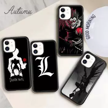 Чехол для телефона Death Note Ryuk kira для iPhone 11 12 13 14 Pro Max mini X XR XS SE 2020 6S 7 8 Plus Samsung Galaxy S21 S22 iPhone 6plus