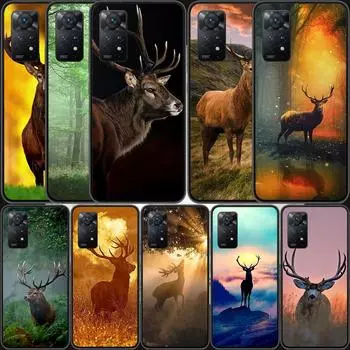 Чехол для телефона Deer Hunting Camo для Xiaomi Redmi Note 12 Plus 12S 11 11T Pro 5G 11E 11S 4G 10 10S 9 9S 9T 8 8T 7 6 5 Cover Shell Co Redmi Note 12 5G