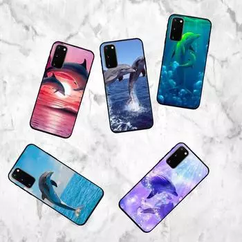 Чехол для телефона «Дельфин» для Samsung Galaxy S7 Edge Plus S9 S20Plus S20ULTRA S10lite S225G S10 samsungS22plus5G