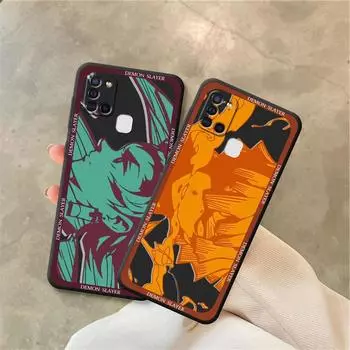 Чехол для телефона Demon Slayer Anime Kimetsu No Yaiba для Samsung Galaxy A10 A10s A03s A04s A20e A40 A02s A70 A03 Core A04 A02 Samsung A10
