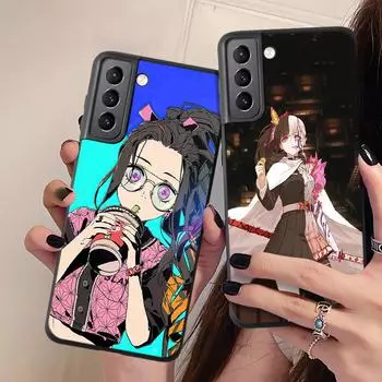 Чехол для телефона Demon Slayer Fundas для Samsung Galaxy S9 S8 S10 S21 S22 S20 Plus Ultra S21fe S10 Lite S10e Note 20 10plus, мягкий чехол For Samsung NOTE 10
