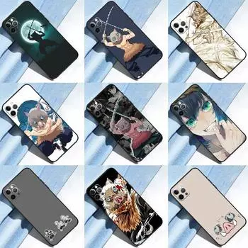 Чехол для телефона Demon Slayer Hashibira Inosuke для iPhone 14 13 12 11 Pro Max mini XR X XS Max 6 7 8 Plus SE 2020, задняя крышка iPhone 6 6s