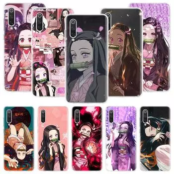 Чехол для телефона Demon Slayer Kamado Nezuko для Xiaomi Redmi Note 10 9 8 11 Pro 11T 11S 10S 9S 9A 9C 9T 8T 8A 7 7A 5 с художественным рисунком Redmi Note 10(10S)
