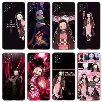 Чехол для телефона Demon Slayer Kamado Nezuko в стиле аниме для Apple iPhone 13 12 Mini 11 Pro XS Max XR X 8 7 6S 6 Plus SE 2022 2020 5S 5 iPhone 11 Pro Max