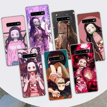 Чехол для телефона Demon Slayer Kamado Nezuko для Samsung Galaxy M21 M12 M31S M32 M51 M52 Note 20 Ulte 10 Plus 9 8 J4 J6 + J8 M11 F52 F6 Samsung M11