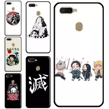 Чехол для телефона Demon Slayer Kimetsu no Yaiba для OPPO A52 A72 A54 A74 A94 A1K A15 A83 A91 A5 A9 A31 A53 A53S A3S A5S OPPO A1K