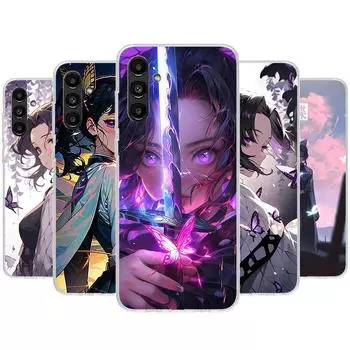 Чехол для телефона «Demon Slayer Kochou Butterfly» для Samsung Galaxy A55 A54 A53 A52 A15 A14 A13 A12 A35 A34 A33 A32 A25 A24 A23 A22 A04S Samsung A32 4G