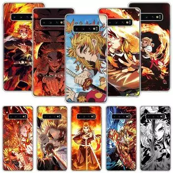 Чехол для телефона Demon Slayer Rengoku Kyoujurou для Samsung Galaxy S20 FE S10 Plus S21 S22 Ultra S10E S9 S8 S7 Edge J4 + чехол Fundas Samsung S20 FE
