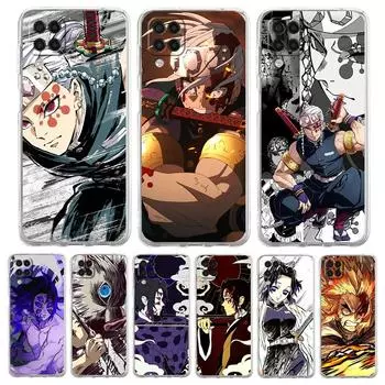 Чехол для телефона Demon Slayer Tengen Uzui для Samsung Galaxy A51 A71 A21S A12 A11 A31 A41 A03S A13 A33 A73 A53 A52 A32 5G A23 Samsung A01