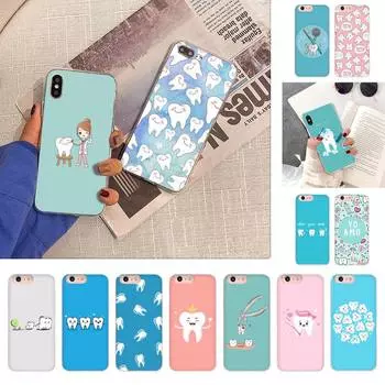 Чехол для телефона Dentist Teeth Tooth для iPhone 11 12 13 mini pro XS MAX 8 7 6 6S Plus X 5S SE 2020 XR iphone 5 5s SE
