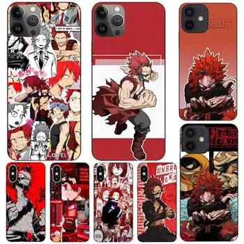 Чехол для телефона DesktopEijiro Kirishima для IPhone 13 12 11 Pro Max Mini Xs X Xr 7 8 6 6s Plus Se 2020, высококачественный чехол iphone xs max