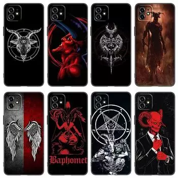 Чехол для телефона Devil Satan Art для Apple iPhone 13 12 Mini 11 Pro XS Max XR X 8 7 6S 6 Plus SE 2022 2020 5S 5 Мягкий черный чехол из ТПУ iPhone 11 Pro Max