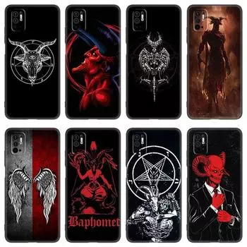 Чехол для телефона Devil Satan Art для Xiaomi Redmi Note 7 8 8T 9 9S 10 10S 10T 11 11S 4G 11E 11T Pro 5G, мягкий черный чехол из ТПУ Note 11 Pro China