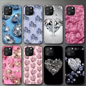 Чехол для телефона Diamond Love для Iphone 11 12 Mini 13 14 Pro Xs Max X 8 7 6s Plus 5 Se Xr Shell iPhone13PRO