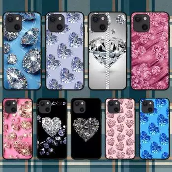 Чехол для телефона Diamond Love для iPhone 11 12 Mini 13 14 Pro XS Max X 8 7 6s Plus 5 SE XR Shell iPhone12