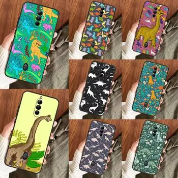 Чехол для телефона Dino King с цветочным принтом динозавра для ZTE Nubia Red Magic 5G 5S 6R 6S 7S Pro RedMagic 8 Pro 6 7 Pro, задняя крышка Red Magic 7S Pro