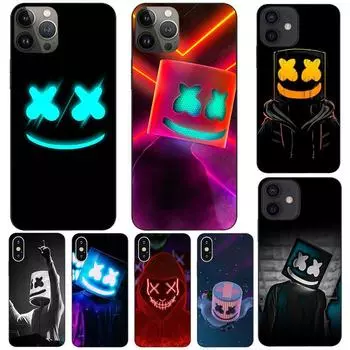 Чехол для телефона DJ Marshmallow для IPhone 13 12 11 Pro Max Mini Xs X Xr 7 8 6 6s Plus Se 2020, противоударный чехол высокого качества iphone xs max