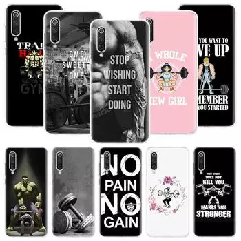 Чехол для телефона для бодибилдинга, тренажерного зала и фитнеса для Xiaomi Redmi Note 10 9 8 11 Pro 11T 11S 10S 9S 9A 9C 9T 8T 8A 7 7A 5 с художественным рисунком Redmi Note 10(10S)