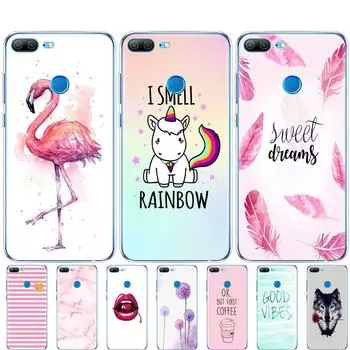 Чехол для телефона для huawei Honor 9 Honor 9 lite, мягкая силиконовая задняя крышка из ТПУ, полная защитная печать, прозрачная оболочка на 360 градусов for Honor 9