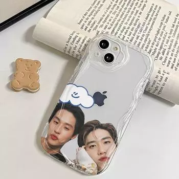 Чехол для телефона для Iphone14 XS Plus 13 Max XR 12 7 X Pro 8 11, прямой чехол из ТПУ в корейском стиле iPhone SE (2020)