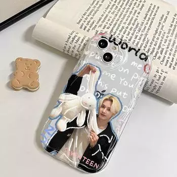 Чехол для телефона для Iphone14 XS Plus 13 Max XR 12 7 X Pro 8 11, прямой чехол из ТПУ в корейском стиле iPhone SE (2020) белый