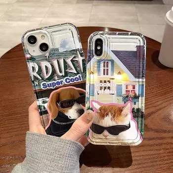 Чехол для телефона для iPhone 13 15 14 12 11 16 Pro Max XR XS SE Max 6 7 8 Plus для Samsung S24 A55 A32 S23 для yellowmi Note 13 12 11 10 Pro устойчив к падениям iPhone 15 белый