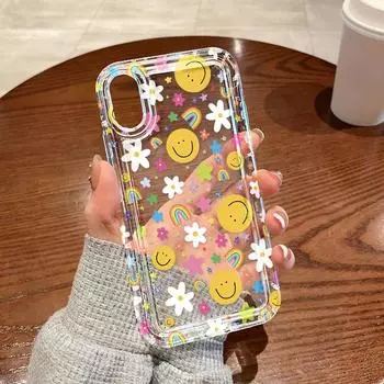 Чехол для телефона для iPhone 13 15 14 12 11 16 Pro Max XR XS SE Max 6 7 8 Plus для Samsung S24 A55 A32 S23 для yellowmi Note 13 12 11 10 Pro устойчив к падениям iPhone 15 жёлтый