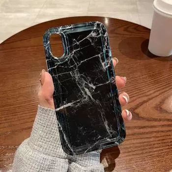 Чехол для телефона для iPhone 13 15 14 12 11 16 Pro Max XR XS SE Max 6 7 8 Plus для Samsung S24 A55 A32 S23 для yellowmi Note 13 12 11 10 Pro устойчив к падениям iPhone 15 чёрный