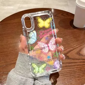 Чехол для телефона для iPhone 13 15 14 12 11 16 Pro Max XR XS SE Max 6 7 8 Plus для Samsung S24 A55 A32 S23 для yellowmi Note 13 12 11 10 Pro устойчив к падениям iPhone 15 жёлтый