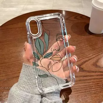 Чехол для телефона для iPhone 13 15 14 12 11 16 Pro Max XR XS SE Max 6 7 8 Plus для Samsung S24 A55 A32 S23 для yellowmi Note 13 12 11 10 Pro устойчив к падениям iPhone 15 зелёный