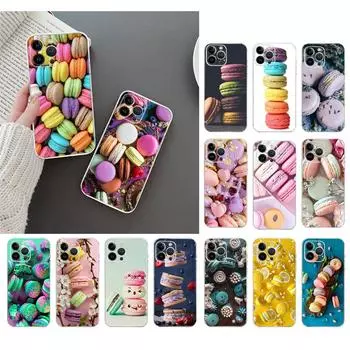 Чехол для телефона для Iphone 14 13 12 11 Pro Max Xs Max Xr X 12mini 14 Plus Se красочный чехол с макаронами Macaroon Funda Capa Cell iPhone 13ProMax